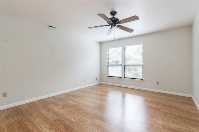 175 Horseshoe Cir, Ossining, NY 10562 - unfurnished room with light wood-style floors and ceiling fan