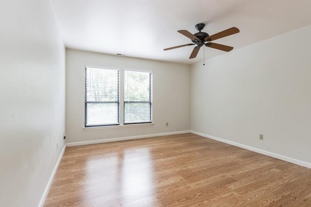 175 Horseshoe Cir, Ossining, NY 10562 - empty room with ceiling fan and light wood-style flooring