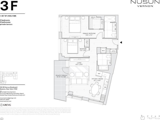 30-55 Vernon Blvd Unit 3F, Long Island City, NY 11102 - view of home floor plan