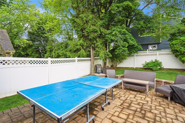 9 Elaine Pl, Plainview, NY 11803 - fenced backyard featuring a patio area
