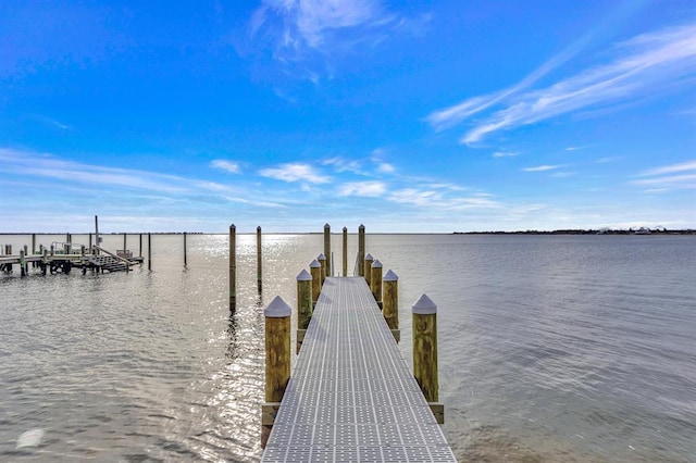 8 Bay St, East Moriches, NY 11940 - dock area with a water view