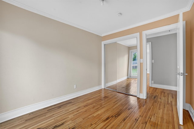 7 Fuller Rd, Ossining, NY 10562 - unfurnished bedroom featuring wood-type flooring and ornamental molding