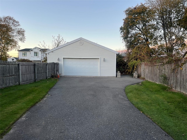 65 Schmeelk Pl, Copiague, NY 11726 - view of detached garage