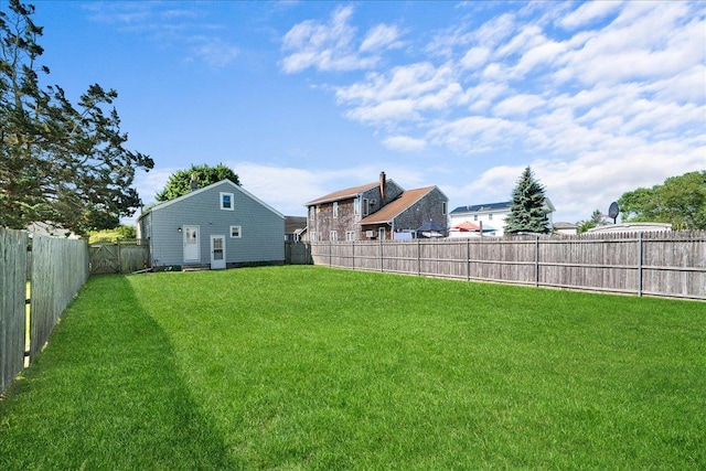 65 Schmeelk Pl, Copiague, NY 11726 - view of fenced backyard