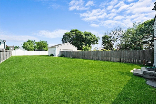 65 Schmeelk Pl, Copiague, NY 11726 - view of fenced backyard