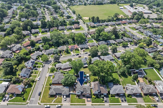 128 Seaman Rd, Jericho, NY 11753 - aerial overview of property's location with nearby suburban area