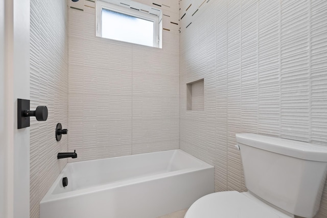 15 Gilda Ct, Spring Valley, NY 10977 - full bath featuring shower / bath combination and tile walls