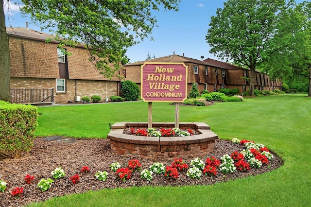 160 New Holland Vlg, Nanuet, NY 10954 - community / neighborhood sign with a lawn