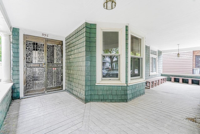 335 E 18th St, Brooklyn, NY 11226 - view of wooden porch