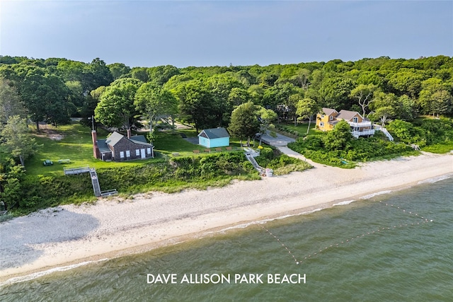 3000 Pequash Ave, Cutchogue, NY 11935 - view of subject property with expansive coastline and a forest