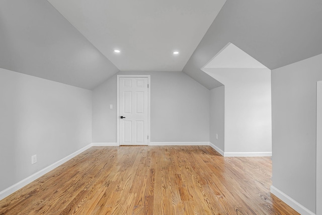 139 Jean Ave, Hempstead, NY 11550 - bonus room with light wood-style floors, vaulted ceiling, and recessed lighting