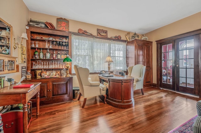 33 S Bay Ave, Amityville, NY 11701 - home office featuring wood finished floors