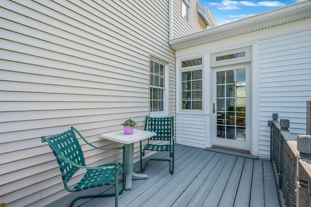 33 S Bay Ave, Amityville, NY 11701 - view of wooden terrace