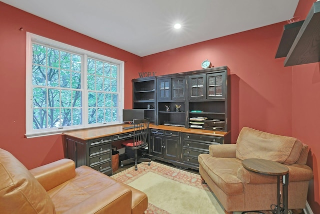 29 Brian Ct, Carmel, NY 10512 - office featuring built in desk and recessed lighting