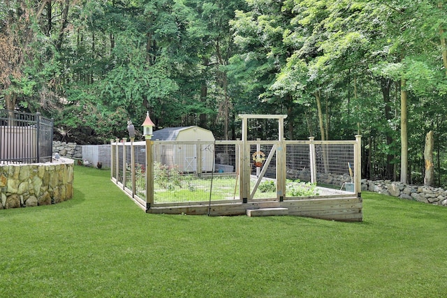 29 Brian Ct, Carmel, NY 10512 - view of yard with a garden and a storage unit