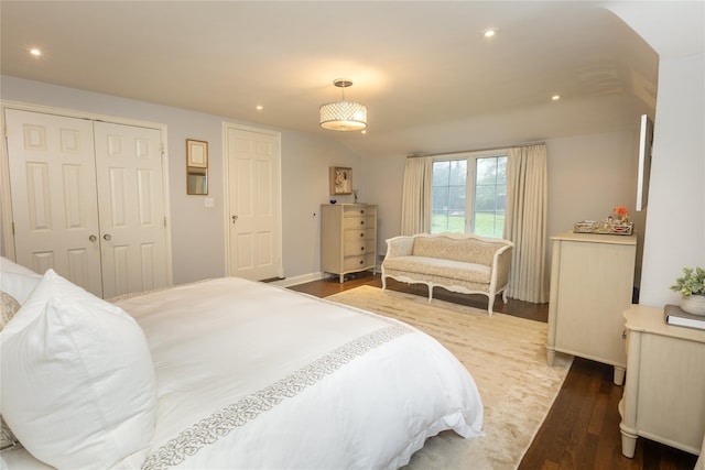15 Glen Pk Rd, Purchase, NY 10577 - bedroom featuring wood finished floors, recessed lighting, and a closet