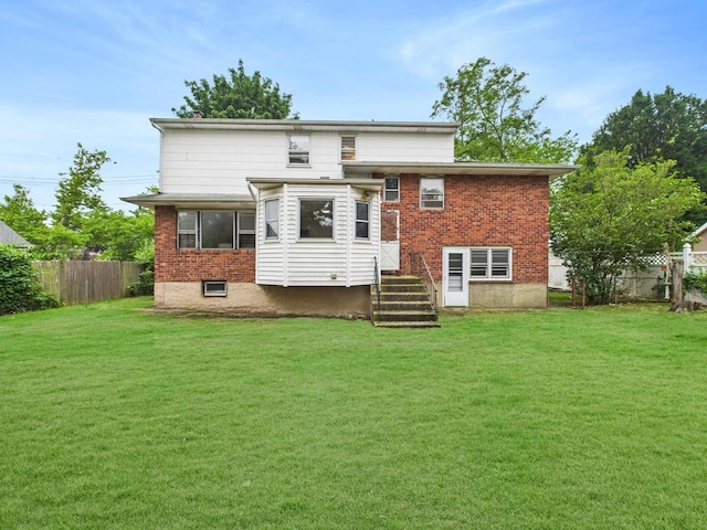 811 Bellmore Ave, East Meadow, NY 11554 - rear view of house featuring brick siding