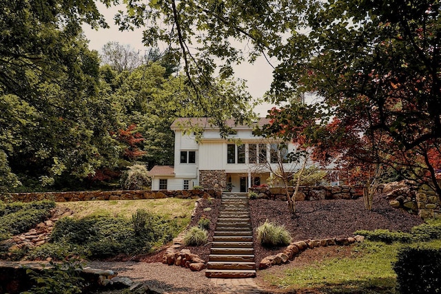 169 Mountain Rd, Cornwall On Hudson, NY 12520 - view of front of home with stairway