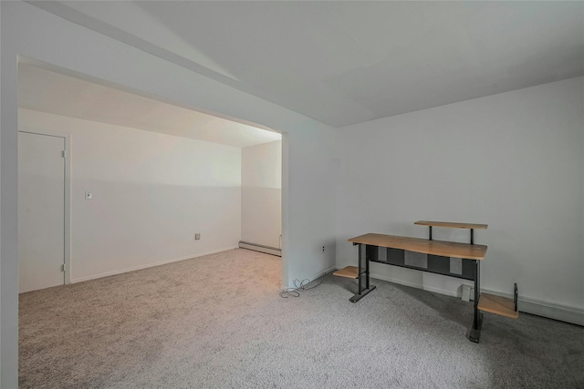 103 Lakeway Dr, West Babylon, NY 11704 - carpeted spare room with a baseboard radiator