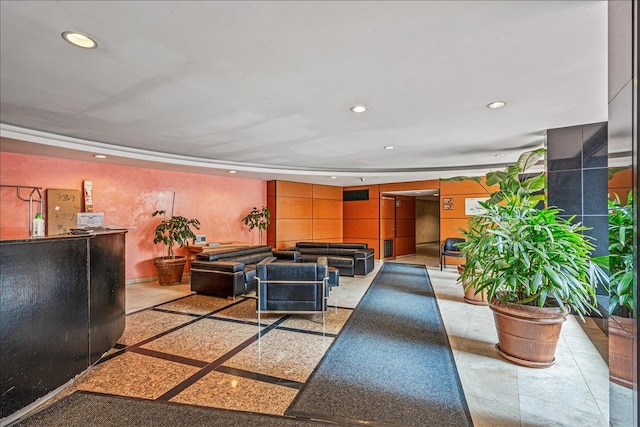 139-15 83rd Ave Unit 520, Briarwood, NY 11435 - lobby featuring recessed lighting