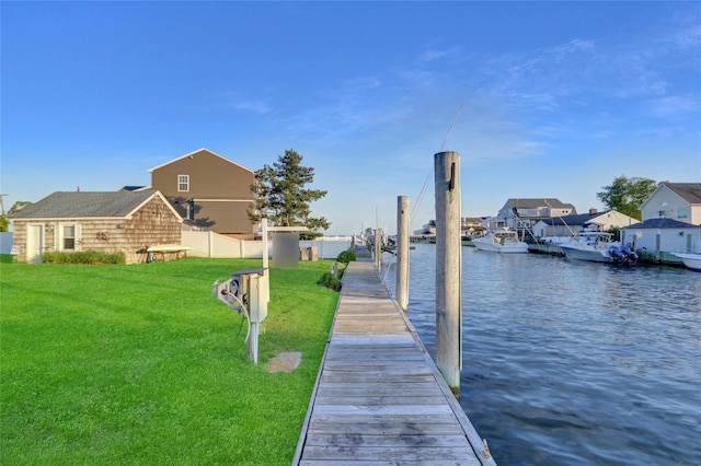138 Sequams Ln E, West Islip, NY 11795 - dock area with a water view and a residential view