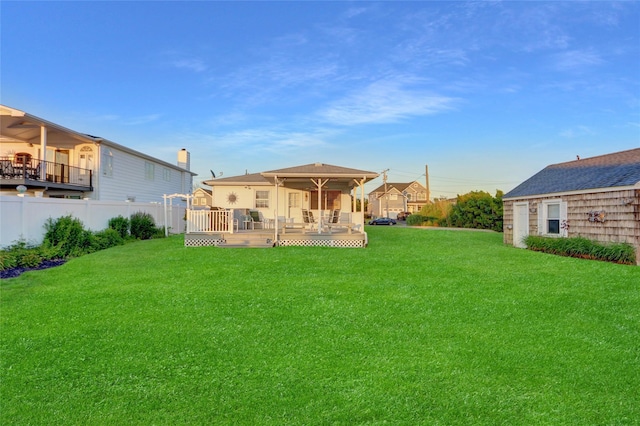138 Sequams Ln E, West Islip, NY 11795 - rear view of property with a deck