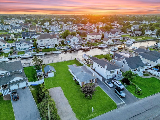 138 Sequams Ln E, West Islip, NY 11795 - aerial view of residential area featuring a nearby body of water
