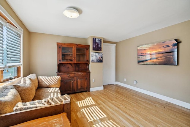 17 Sterling Dr, Lake Grove, NY 11755 - living area with light wood-style flooring and baseboards