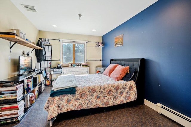 17 Sterling Dr, Lake Grove, NY 11755 - bedroom with a baseboard radiator and recessed lighting