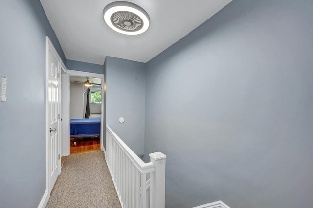 2524 Mickle Ave, Bronx, NY 10469 - hall with an upstairs landing and carpet flooring