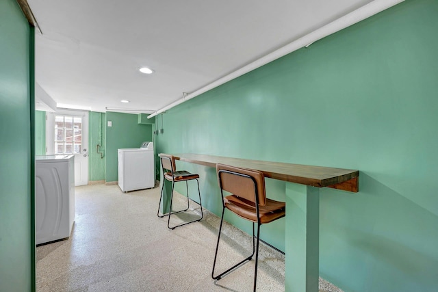 2524 Mickle Ave, Bronx, NY 10469 - interior space with washer and dryer and recessed lighting