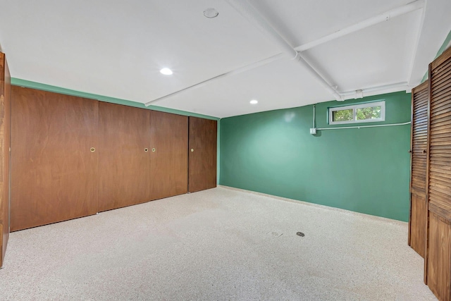 2524 Mickle Ave, Bronx, NY 10469 - basement with baseboards and recessed lighting