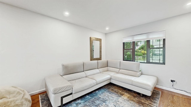 17 Arthur Pl, Yonkers, NY 10701 - living area featuring wood finished floors and recessed lighting