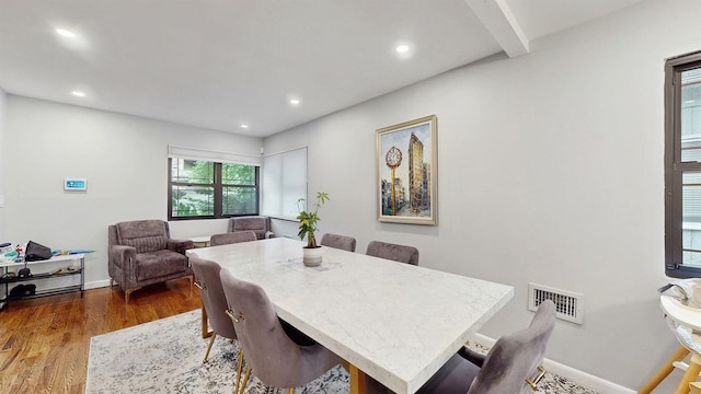 17 Arthur Pl, Yonkers, NY 10701 - dining room with dark wood finished floors and recessed lighting