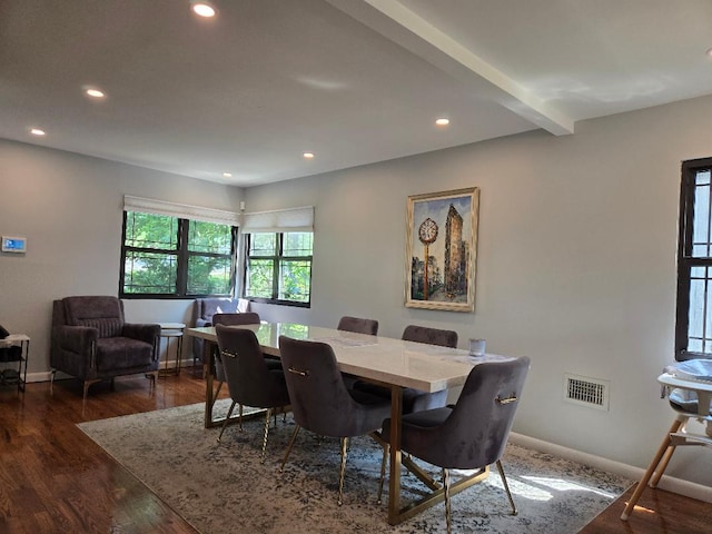 17 Arthur Pl, Yonkers, NY 10701 - dining area featuring recessed lighting and dark wood-style floors