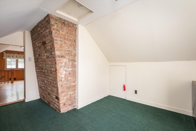 38 Mason Dr, Manhasset, NY 11030 - additional living space with lofted ceiling and carpet floors