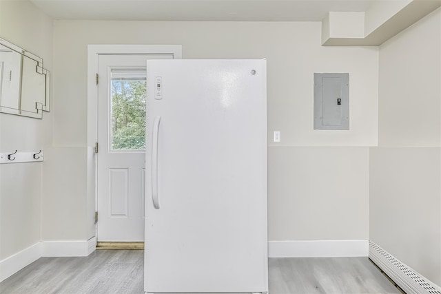 17 Onderdonk Rd, Suffern, NY 10901 - interior space with electric panel and light wood-type flooring