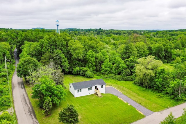 47 Clay Hill Rd, Tivoli, NY 12583 - view from above of property with a forest