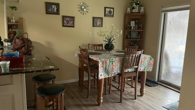 31 N Wayne Ave, West Haverstraw, NY 10993 - dining area with wood finished floors and baseboards