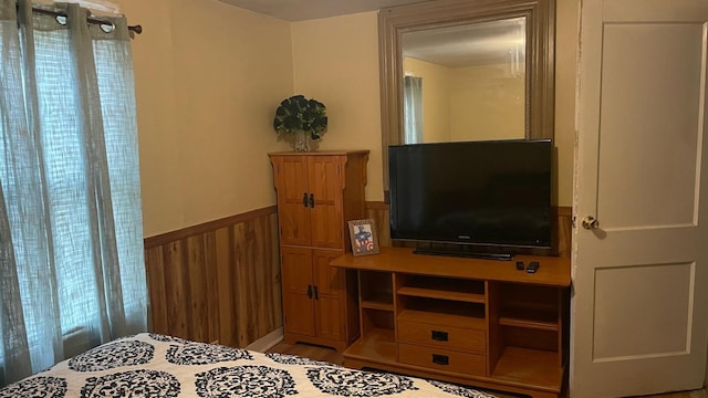 31 N Wayne Ave, West Haverstraw, NY 10993 - bedroom with a wainscoted wall