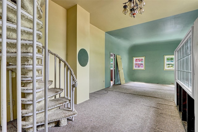 89 Circuit Rd, Bellport, NY 11713 - entryway with carpet and stairway
