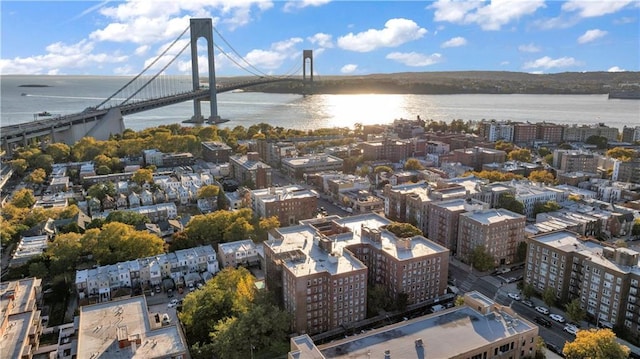 9707 4th Ave Unit 3R, Brooklyn, NY 11209 - view of urban area featuring a notable bridge and a large body of water