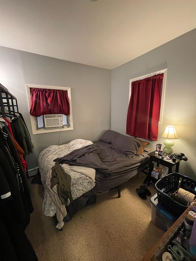 126 Tanglewylde Rd, Lake Peekskill, NY 10579 - bedroom featuring cooling unit and carpet flooring