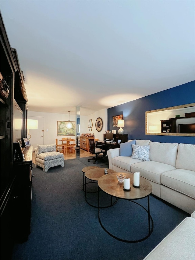 1815 215th St Unit 1G, Flushing, NY 11360 - living area with carpet floors