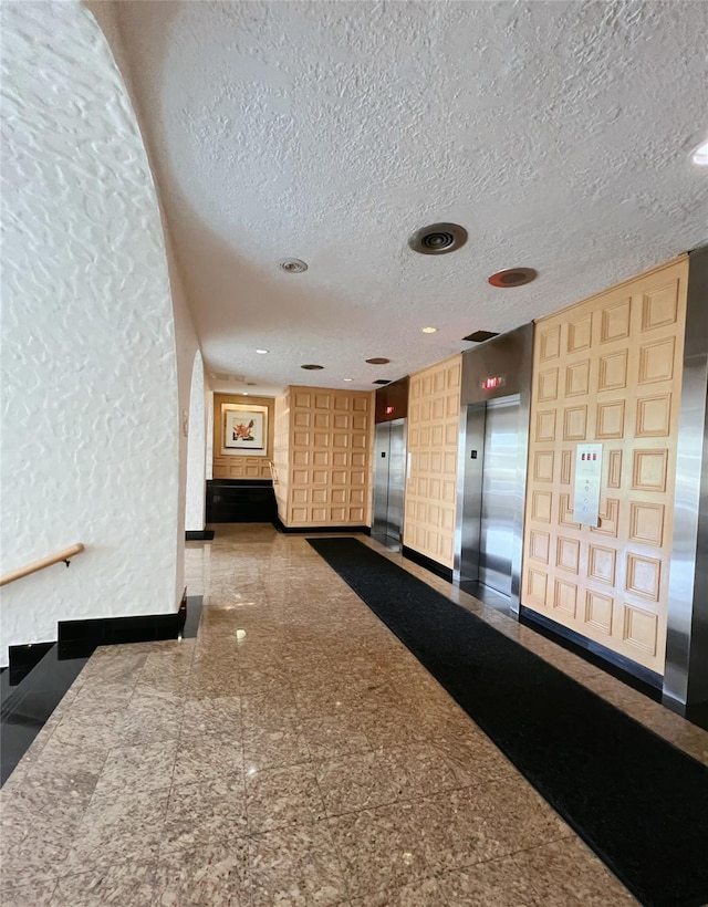 1815 215th St Unit 1G, Flushing, NY 11360 - community lobby with recessed lighting and a textured ceiling