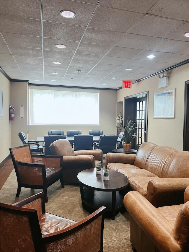 1815 215th St Unit 1G, Flushing, NY 11360 - building lobby featuring a paneled ceiling
