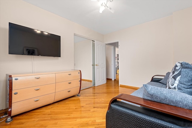 2928 W 5th St Unit 10P, Brooklyn, NY 11224 - bedroom with light wood-style flooring and baseboards