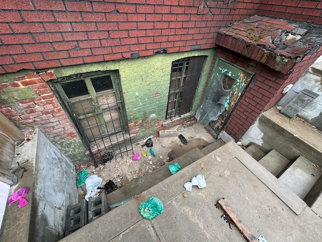 303 Hendrix St, Brooklyn, NY 11207 - property entrance with brick siding