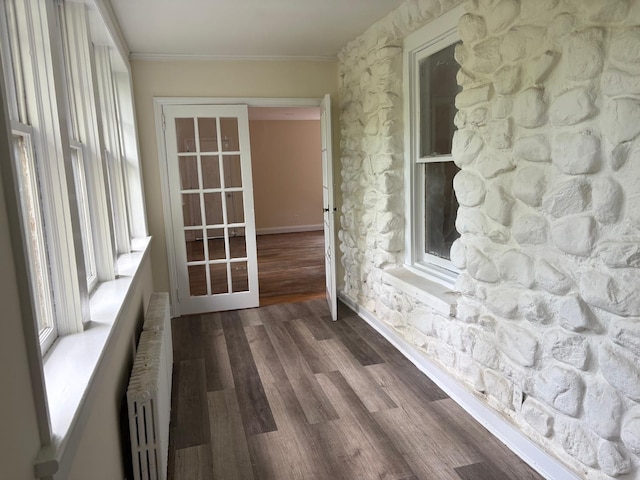 270 N Highland Ave, Pearl River, NY 10965 - unfurnished sunroom featuring radiator heating unit