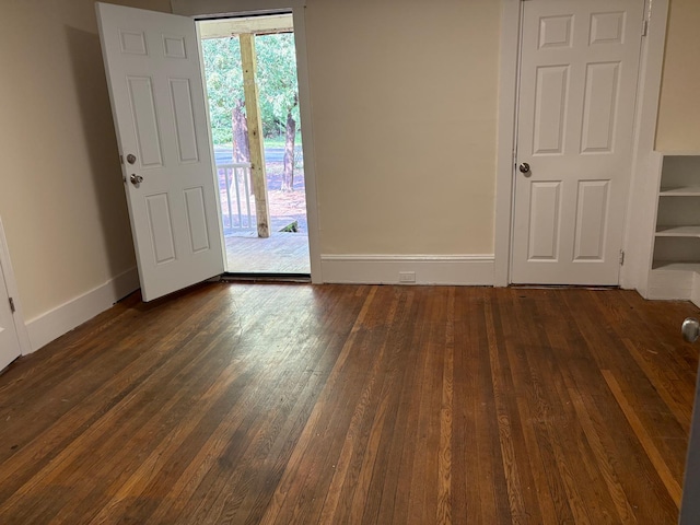 270 N Highland Ave, Pearl River, NY 10965 - foyer with baseboards and dark wood-style floors